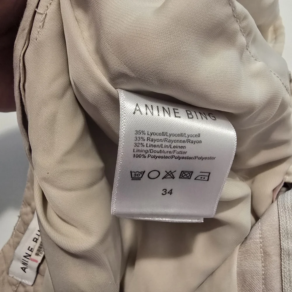 Anine Bing Lyra Trousers Size 34